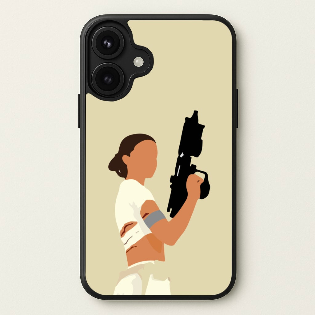 Leia With Gun Phone Case for iPhone 17