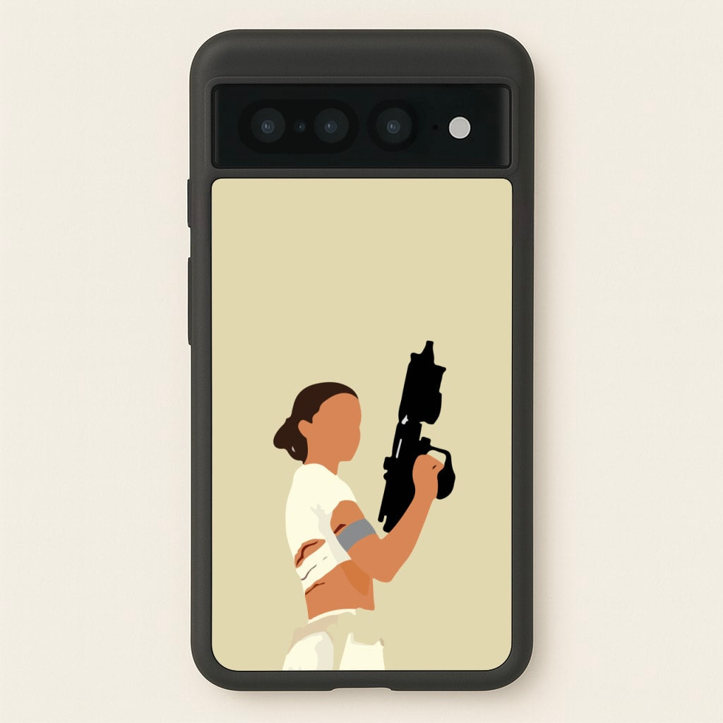 Leia With Gun - Star Wars Phone Case for Google Pixel 7 Pro