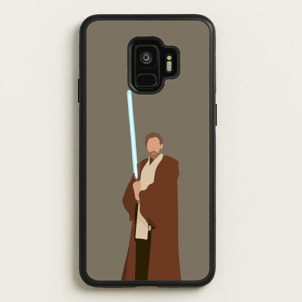 Kenobi Blue Lightsaber - Star Wars Phone Case for Galaxy S9