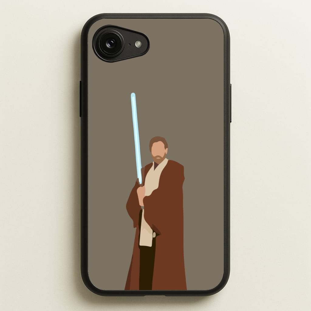 Kenobi Blue Lightsaber - Star Wars Phone Case for iPhone 16e