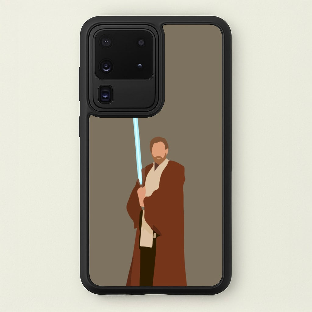 Kenobi Blue Lightsaber - Star Wars Phone Case for Galaxy S20 Ultra