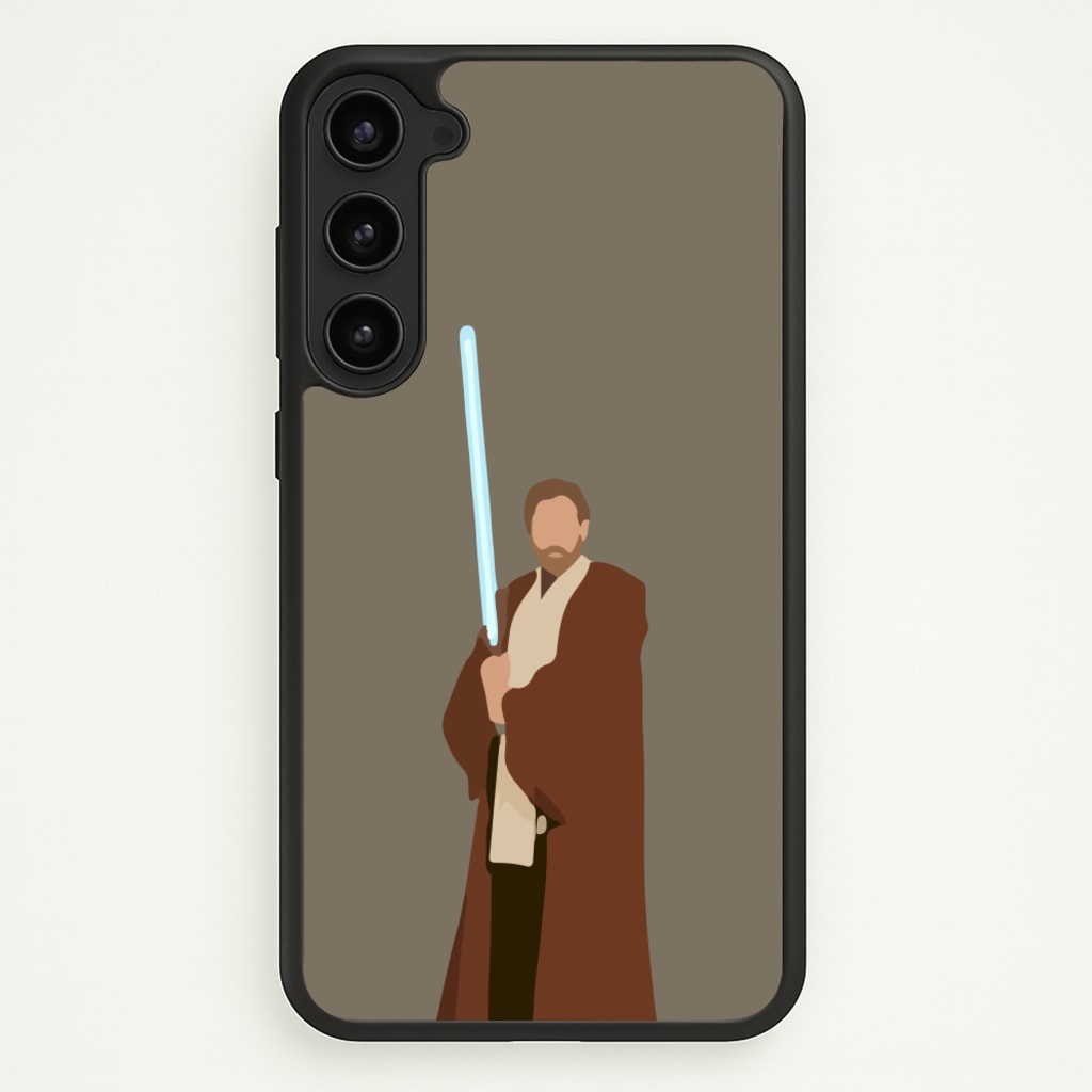 Kenobi Blue Lightsaber - Star Wars Phone Case for Galaxy S23