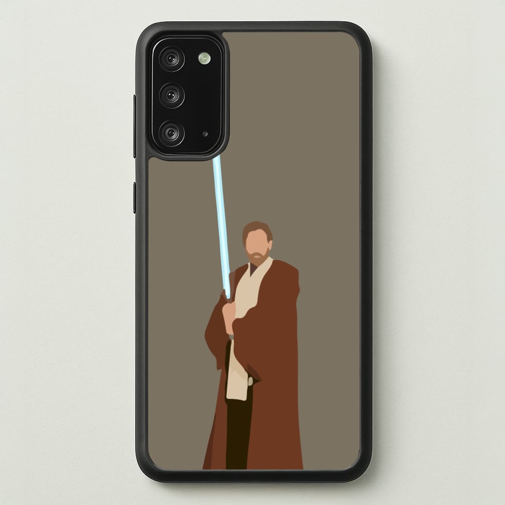 Kenobi Blue Lightsaber - Star Wars Phone Case for Galaxy Note 20