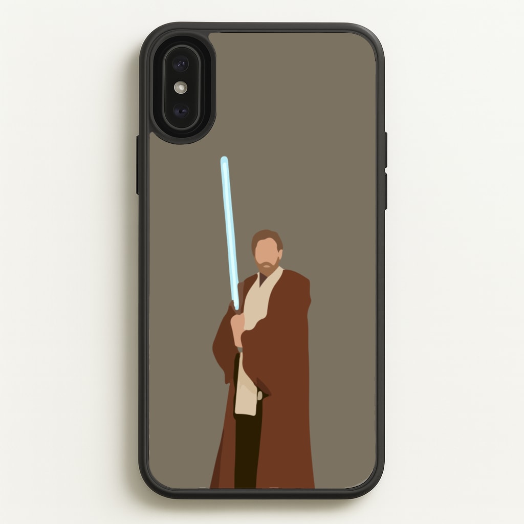 Kenobi Blue Lightsaber - Star Wars Phone Case for iPhone XS Max