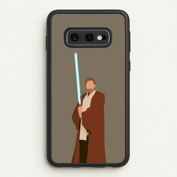 Kenobi Blue Lightsaber - Star Wars Phone Case for Galaxy S10e