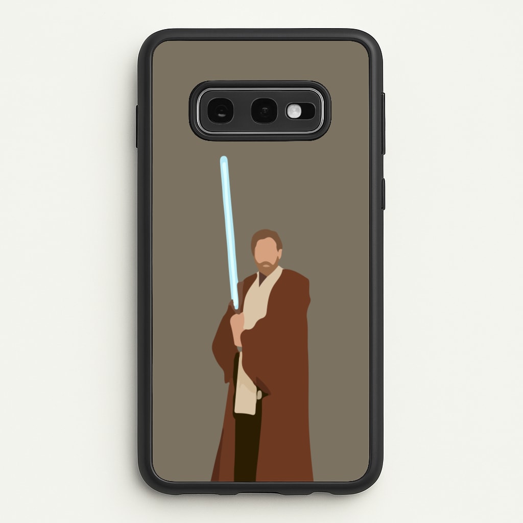 Kenobi Blue Lightsaber - Star Wars Phone Case for Galaxy S10e