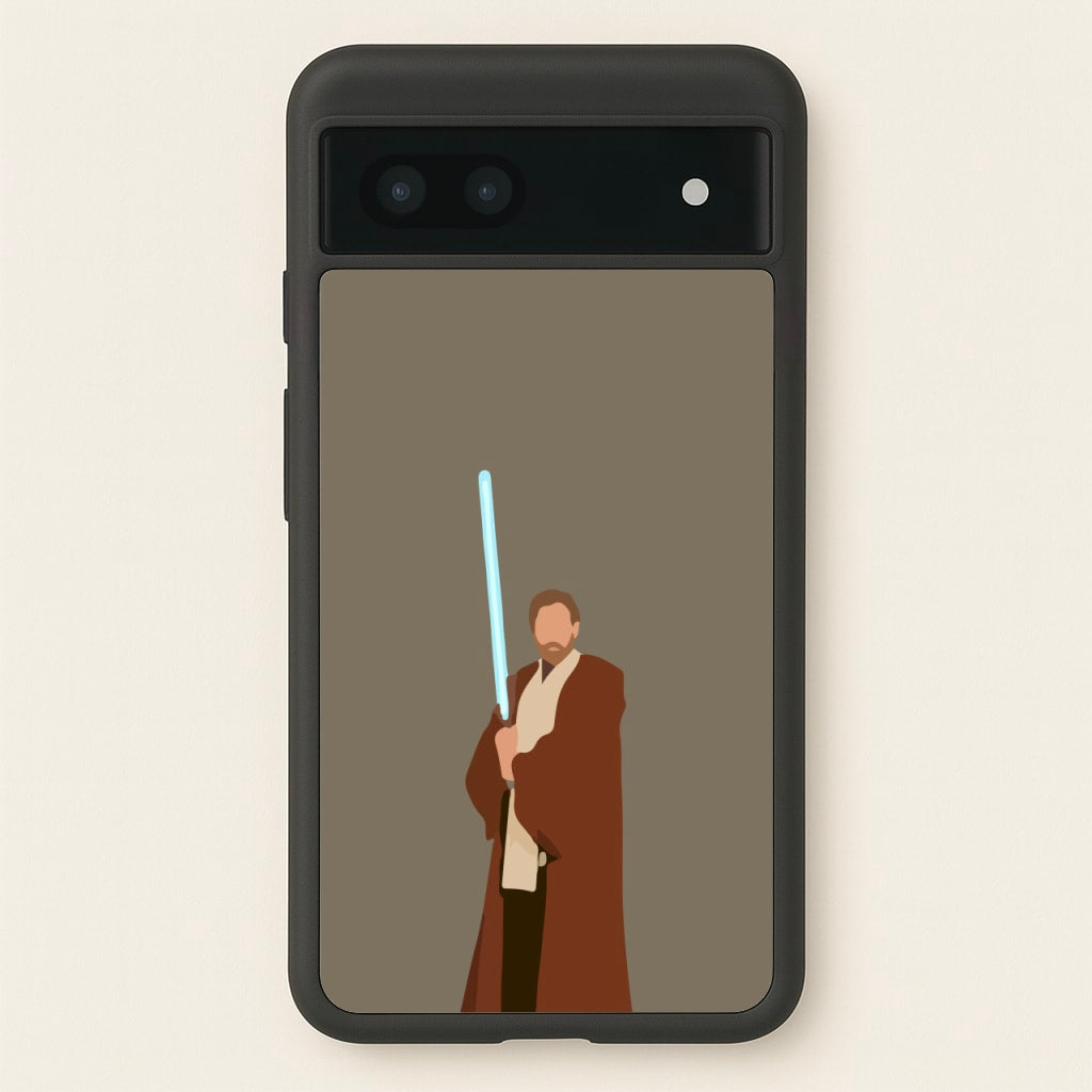 Kenobi Blue Lightsaber - Star Wars Phone Case for Google Pixel 6a