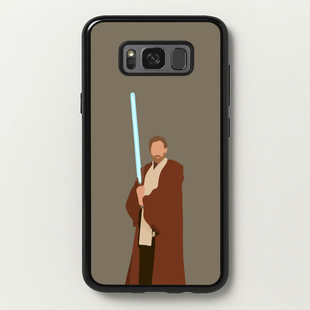 Kenobi Blue Lightsaber  - Star Wars Phone Case for Galaxy S8