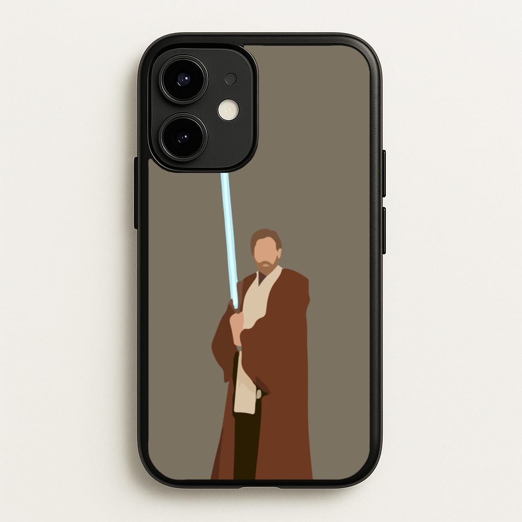 Kenobi Blue Lightsaber - Star Wars Phone Case for iPhone 12 / 12 Pro