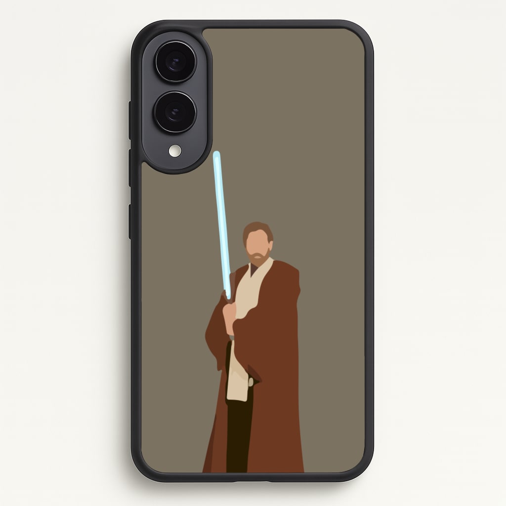 Kenobi Blue Lightsaber - Star Wars Phone Case for Galaxy S25 Edge