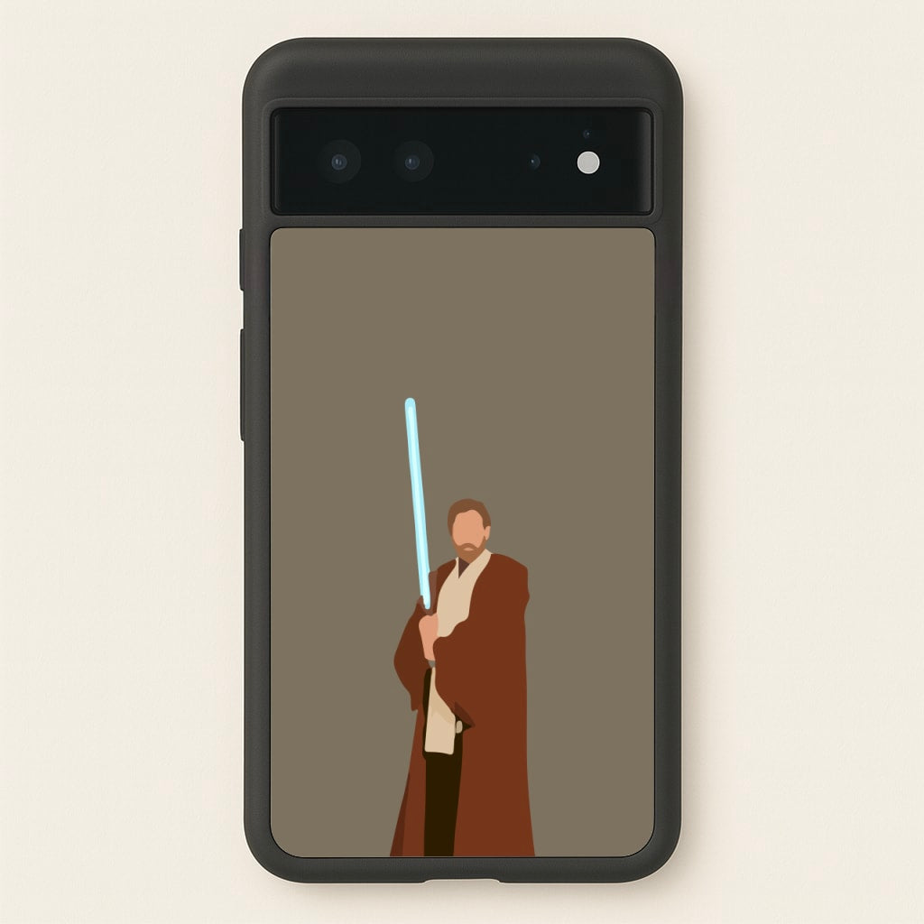 Kenobi Blue Lightsaber - Star Wars Phone Case for Google Pixel 6