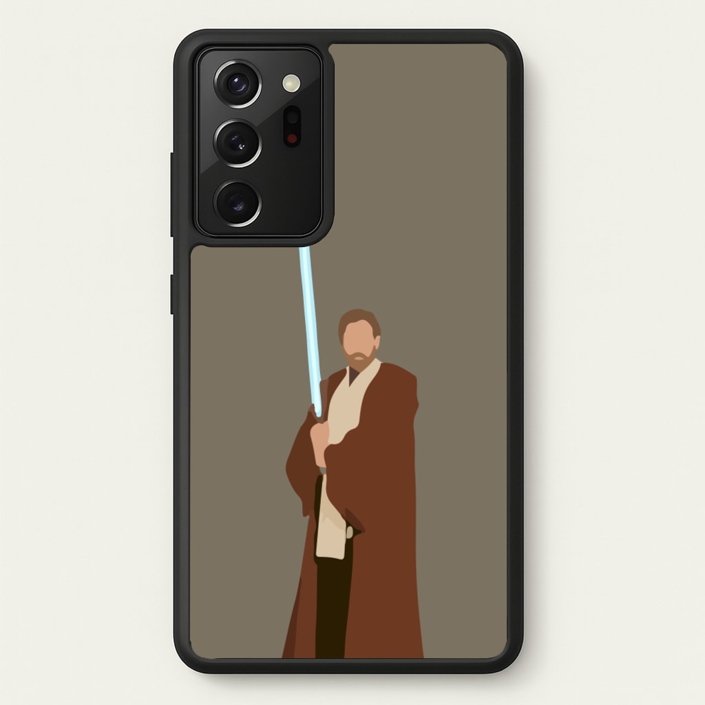 Kenobi Blue Lightsaber - Star Wars Phone Case for Galaxy Note 20 Ultra