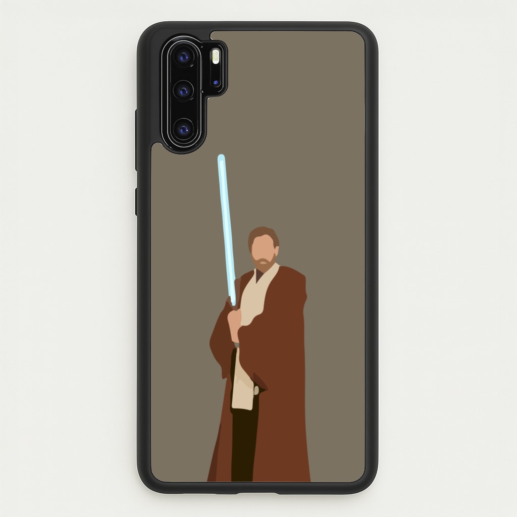 Kenobi Blue Lightsaber - Star Wars Phone Case for Huawei P30 Pro