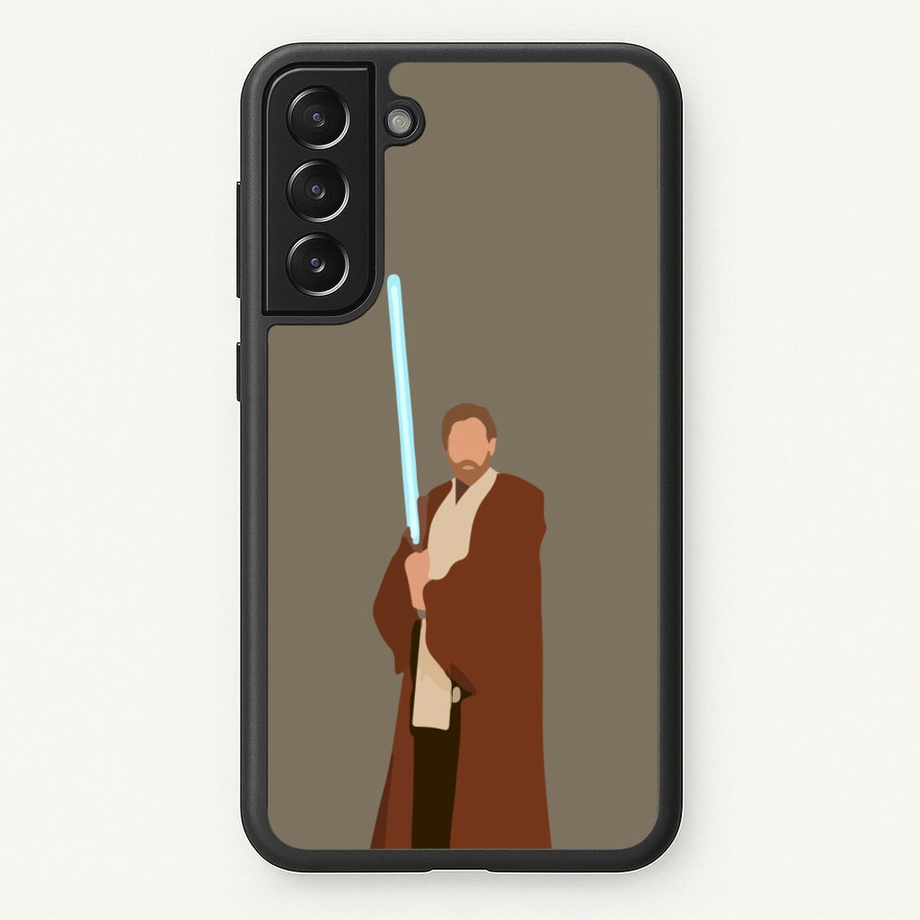Kenobi Blue Lightsaber - Star Wars Phone Case for Galaxy S21