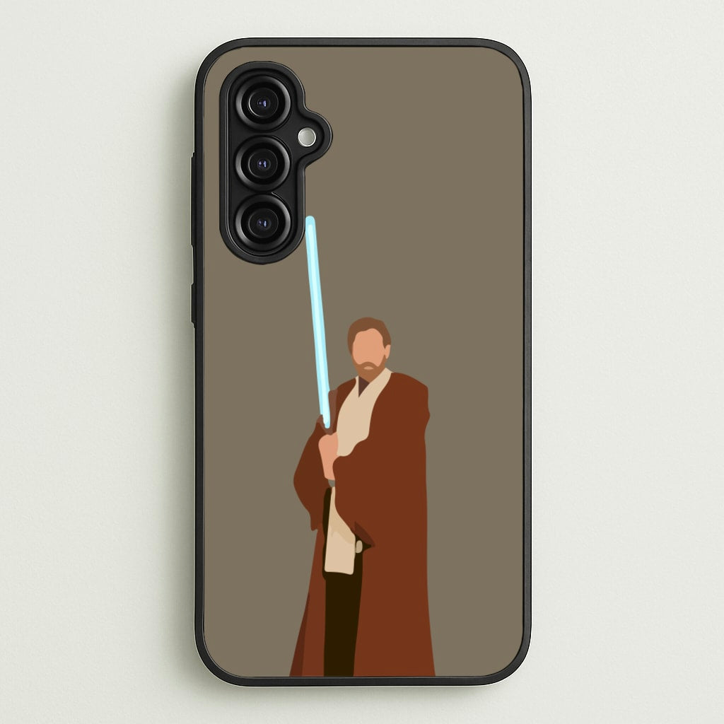 Kenobi Blue Lightsaber - Star Wars Phone Case for Galaxy A14