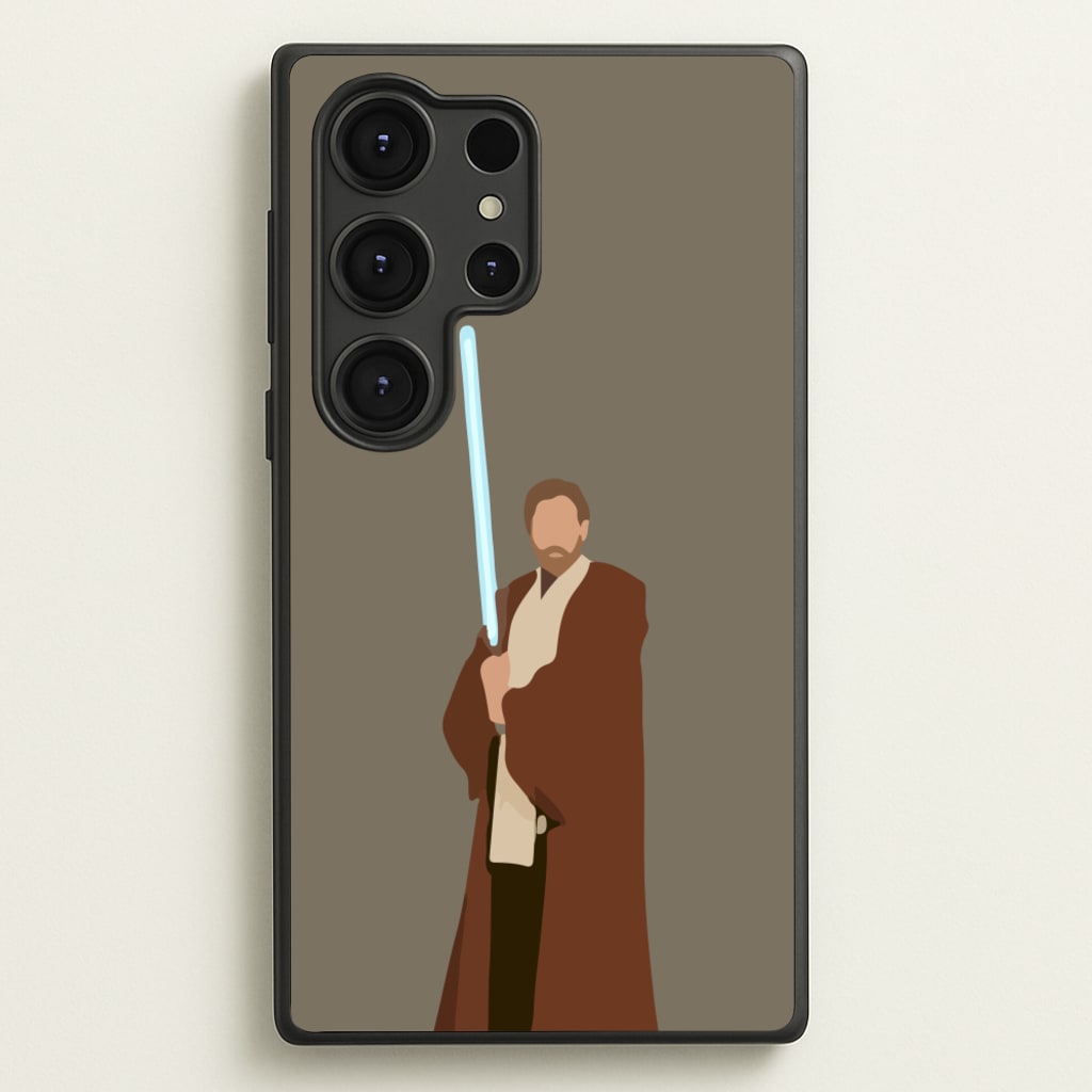Kenobi Blue Lightsaber - Star Wars Phone Case for Galaxy S25 Ultra