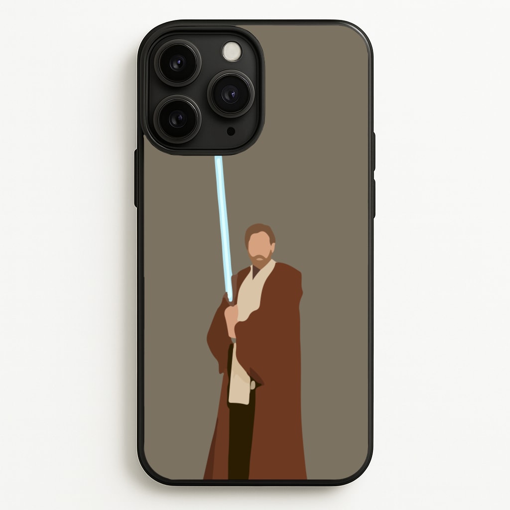 Kenobi Blue Lightsaber - Star Wars Phone Case for iPhone 11 Pro