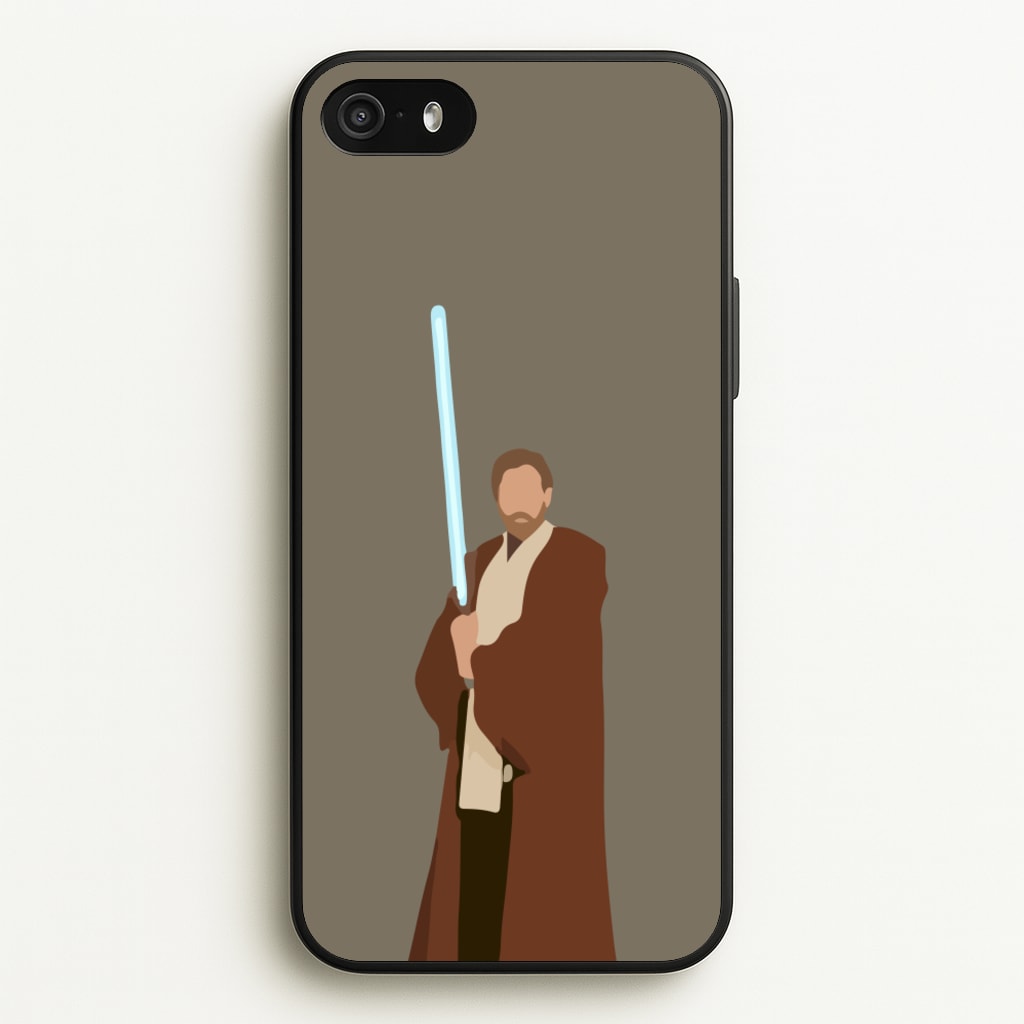 Kenobi Blue Lightsaber - Star Wars Phone Case for iPhone 5 / 5s / SE 2016