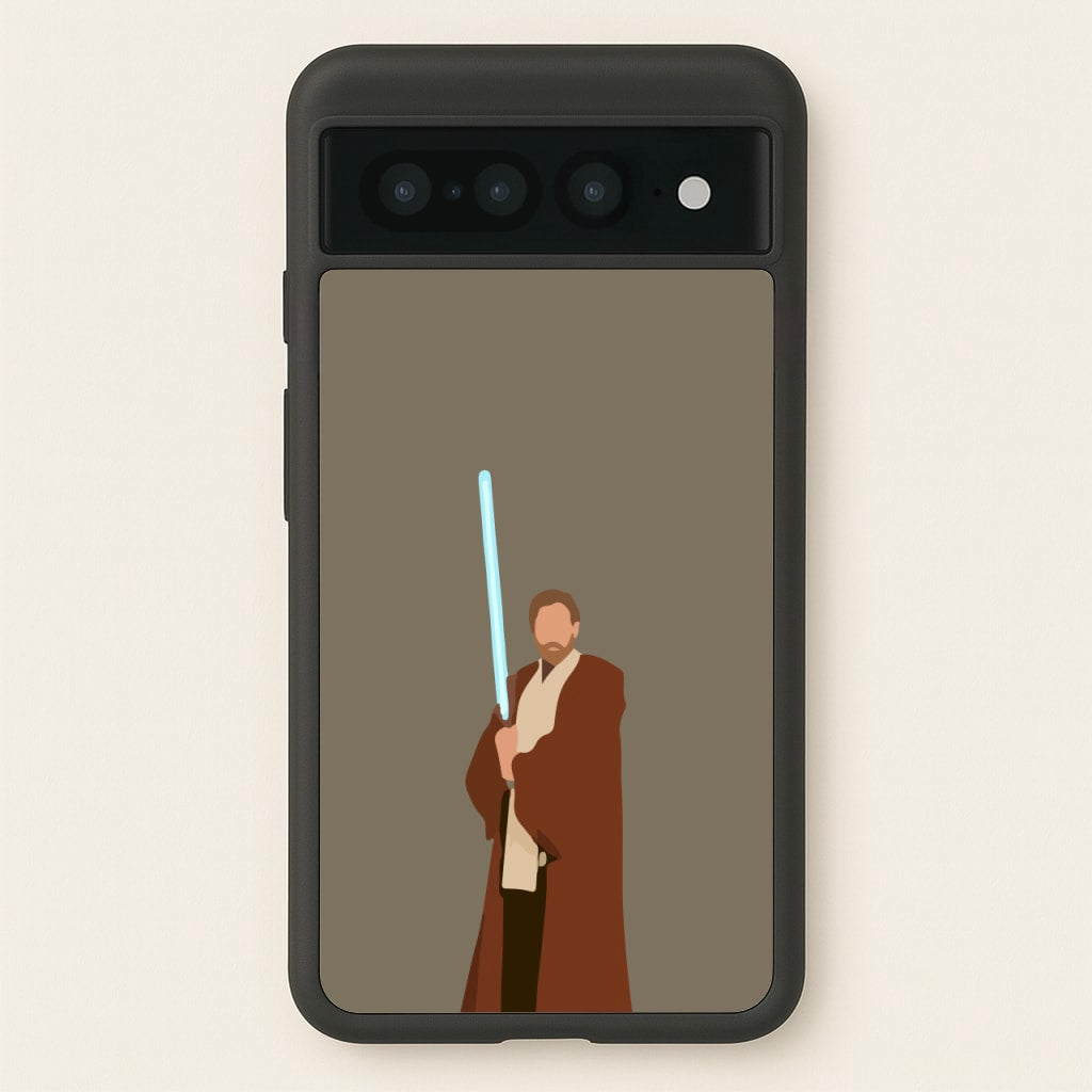 Kenobi Blue Lightsaber - Star Wars Phone Case for Google Pixel 7 Pro