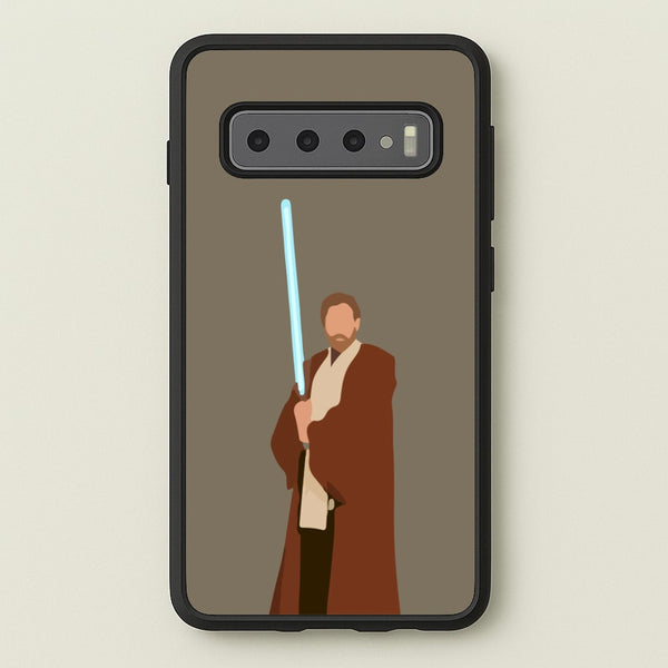 Kenobi Blue Lightsaber - Star Wars Phone Case for Galaxy S10