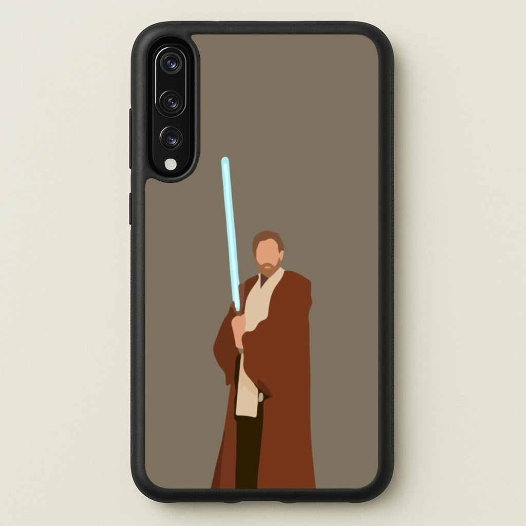 Kenobi Blue Lightsaber - Star Wars Phone Case for Huawei P20 Pro