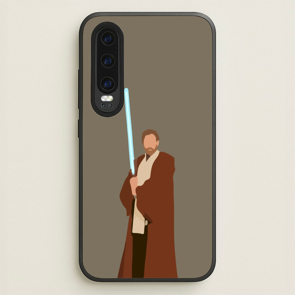 Kenobi Blue Lightsaber  - Star Wars Phone Case for Huawei P30