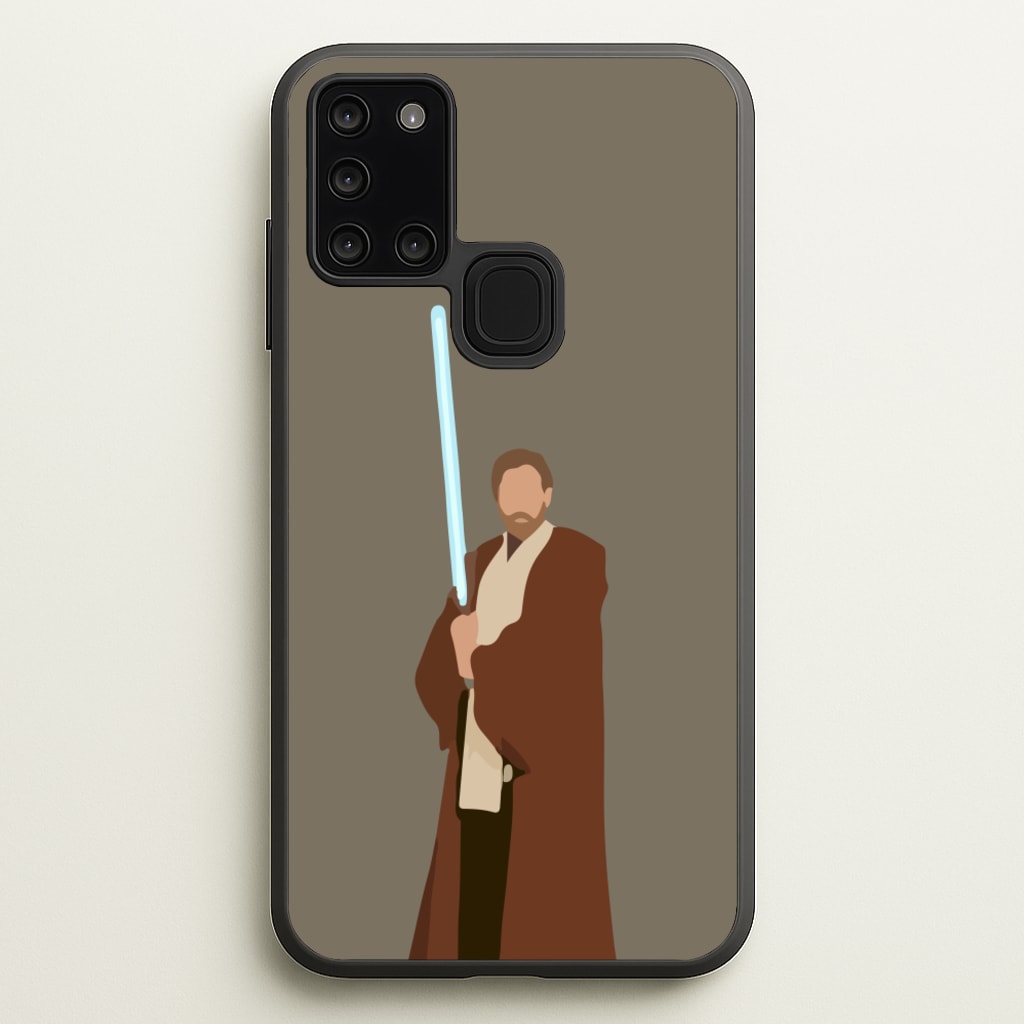 Kenobi Blue Lightsaber - Star Wars Phone Case for Galaxy A21s