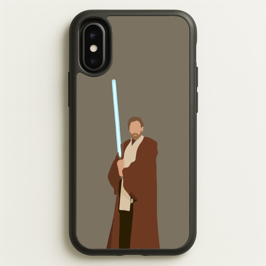 Kenobi Blue Lightsaber - Star Wars Phone Case for iPhone X / XS