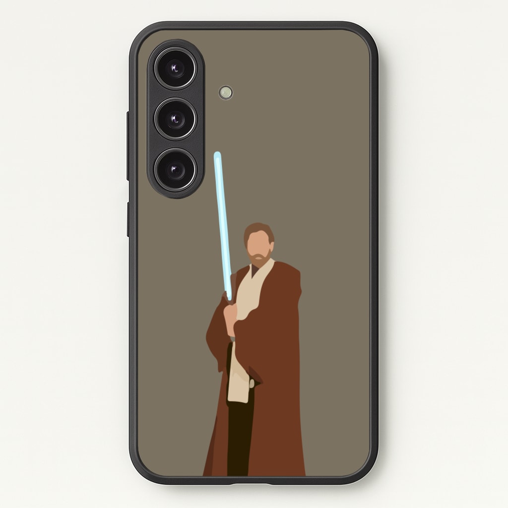 Kenobi Blue Lightsaber - Star Wars Phone Case for Galaxy S25