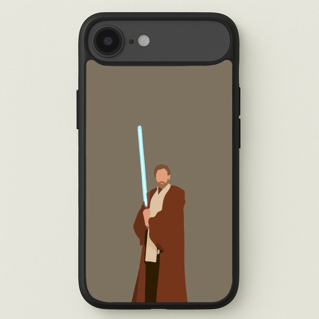 Kenobi Blue Lightsaber Phone Case for iPhone 17 Air