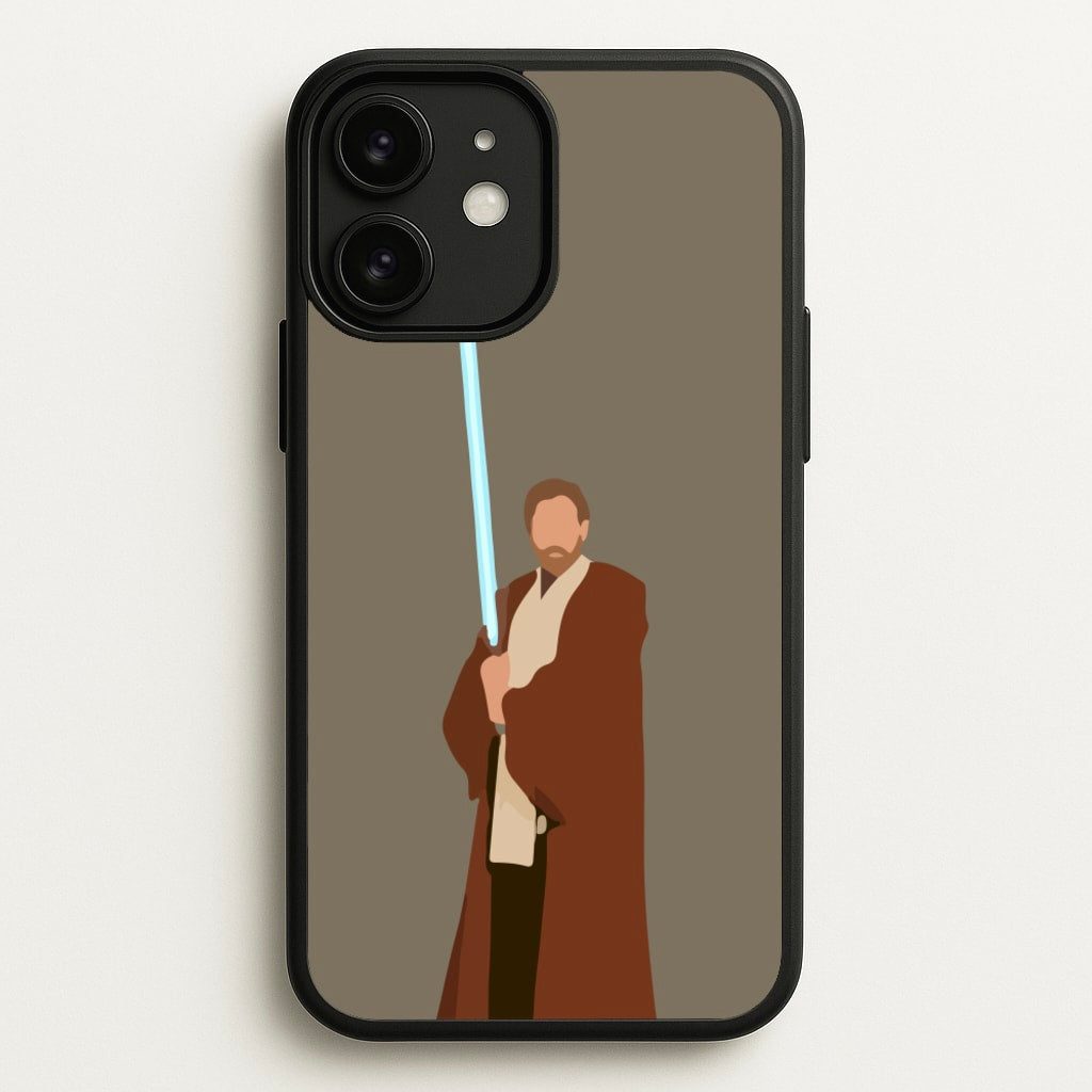 Kenobi Blue Lightsaber - Star Wars Phone Case for iPhone 11