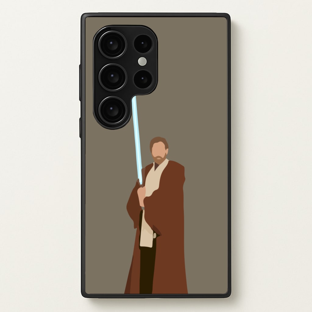 Kenobi Blue Lightsaber - Star Wars Phone Case for Galaxy S24 Ultra