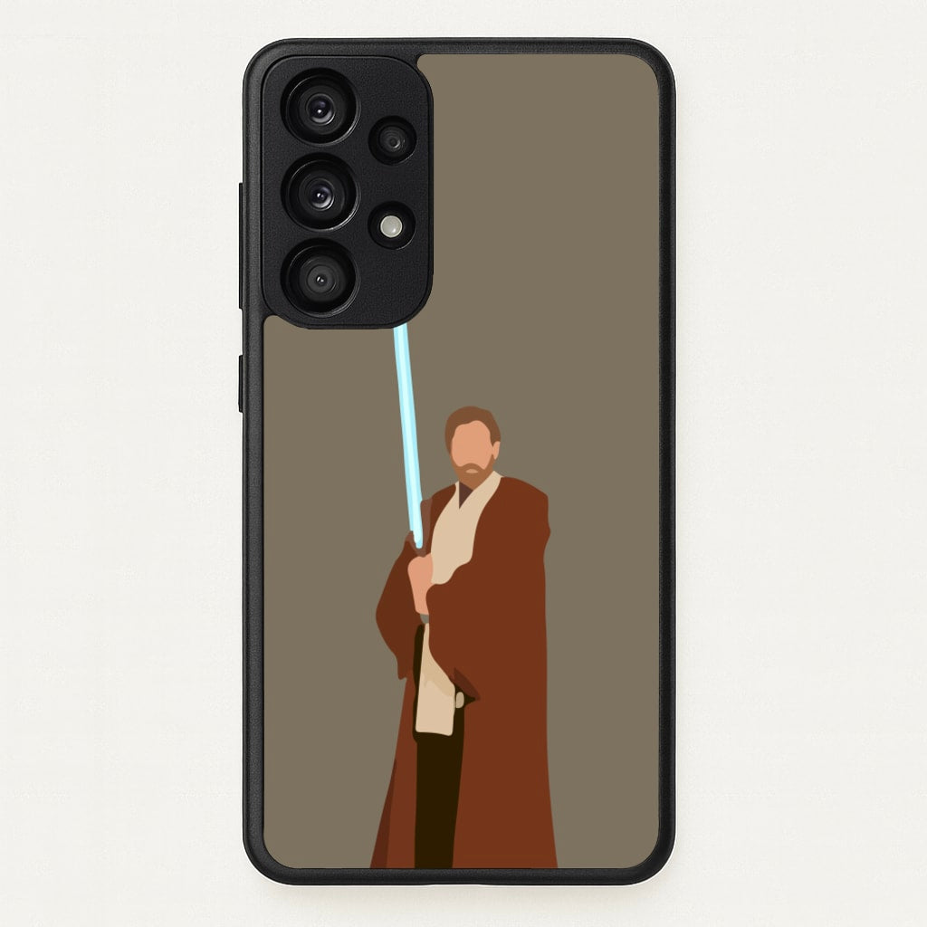 Kenobi Blue Lightsaber - Star Wars Phone Case for Galaxy A53