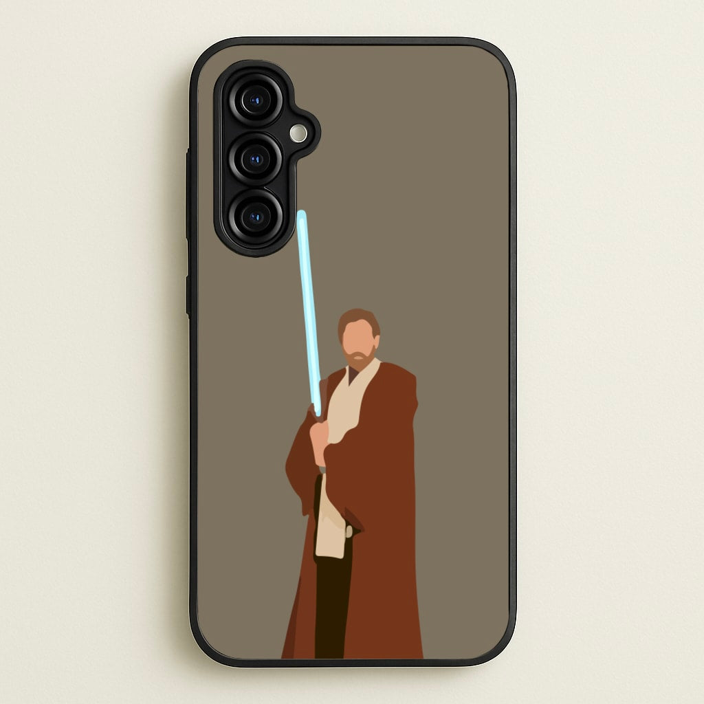 Kenobi Blue Lightsaber - Star Wars Phone Case for Galaxy A54