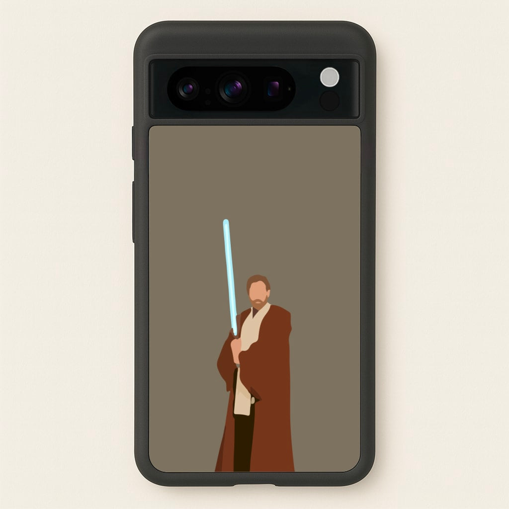 Kenobi Blue Lightsaber - Star Wars Phone Case for Google Pixel 8 Pro