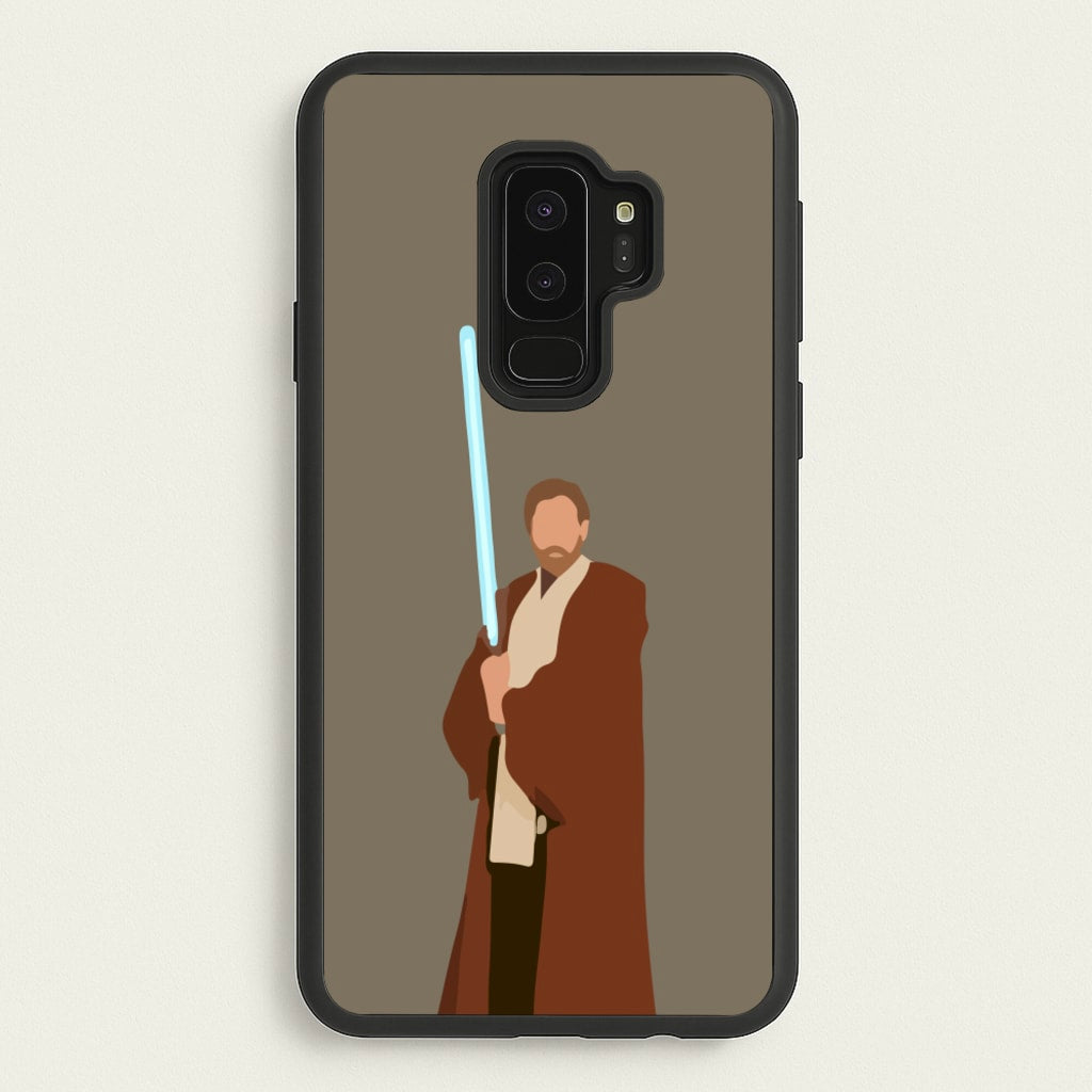 Kenobi Blue Lightsaber - Star Wars Phone Case for Galaxy S9 Plus
