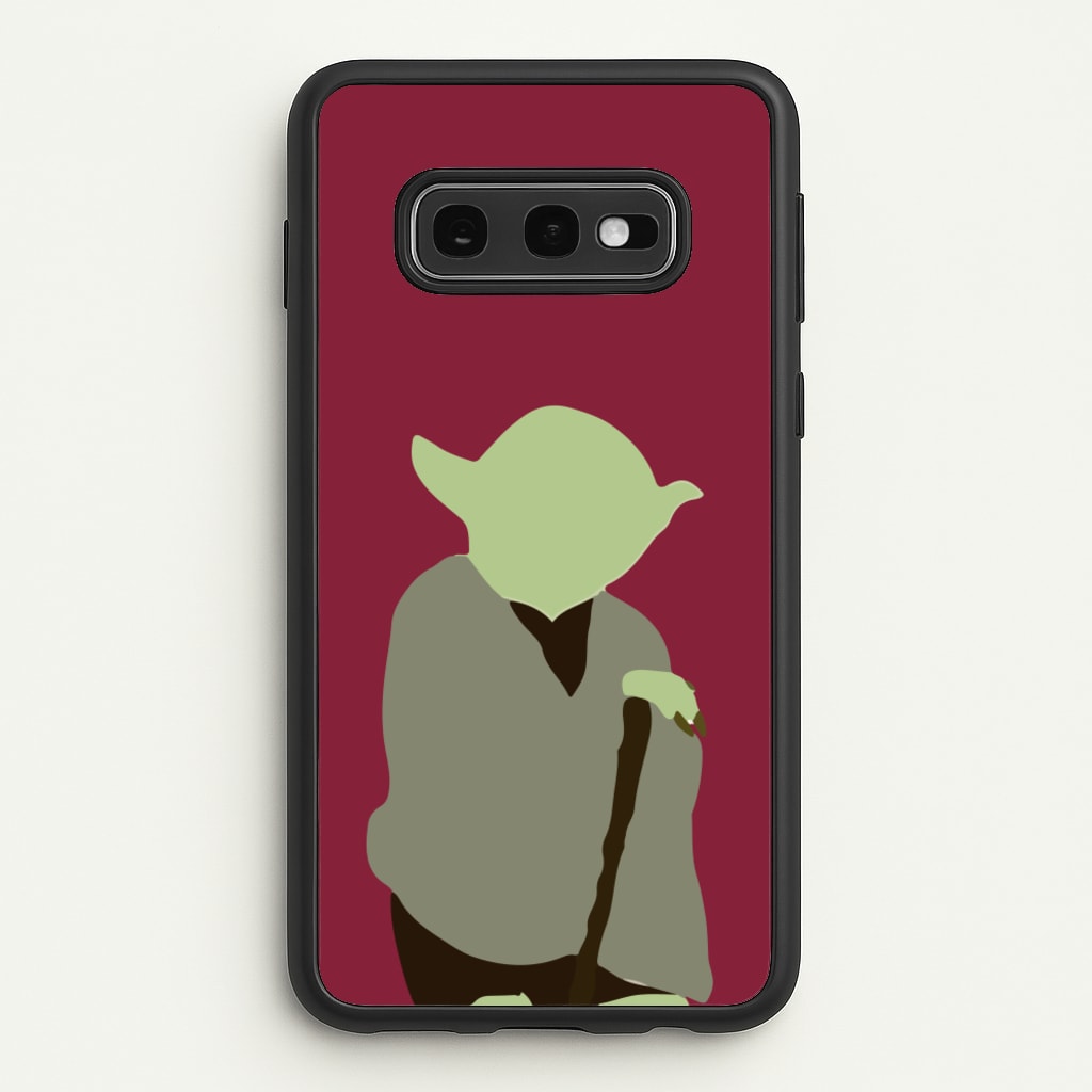 Yoda Faceless - Star Wars Phone Case for Galaxy S10e