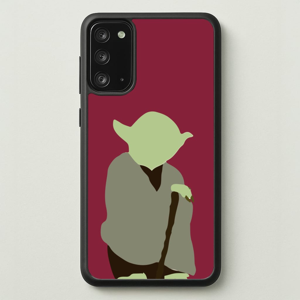 Yoda Faceless - Star Wars Phone Case for Galaxy Note 20
