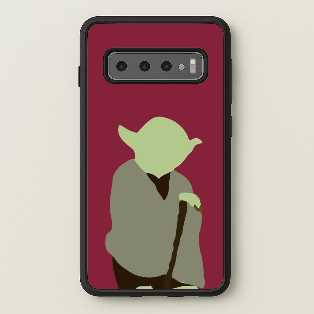 Yoda Faceless - Star Wars Phone Case for Galaxy S10