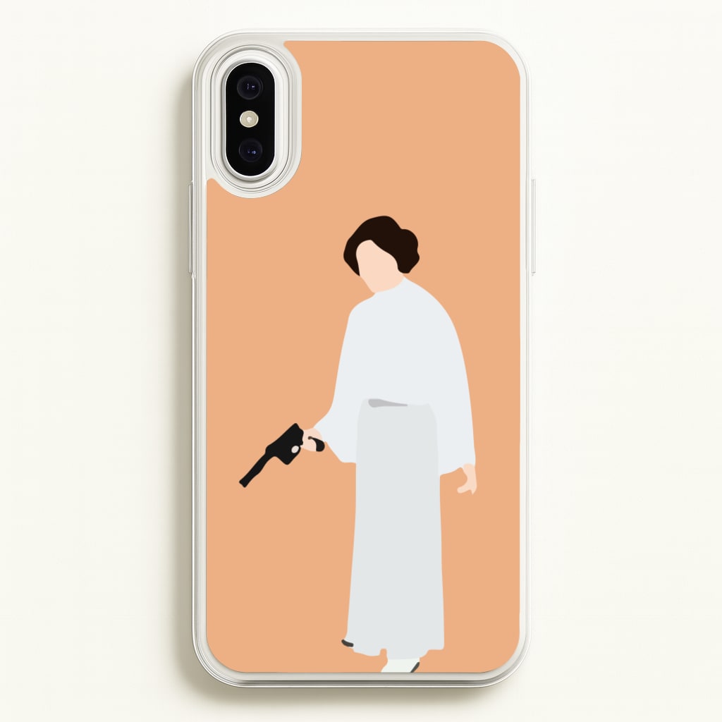 Leia Faceless With Gun - Star Wars Phone Case for iPhone XS Max