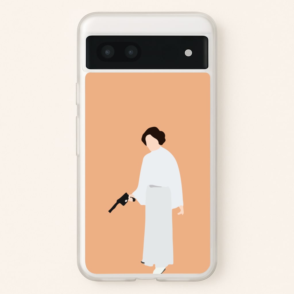 Leia Faceless With Gun - Star Wars Phone Case for Google Pixel 7a