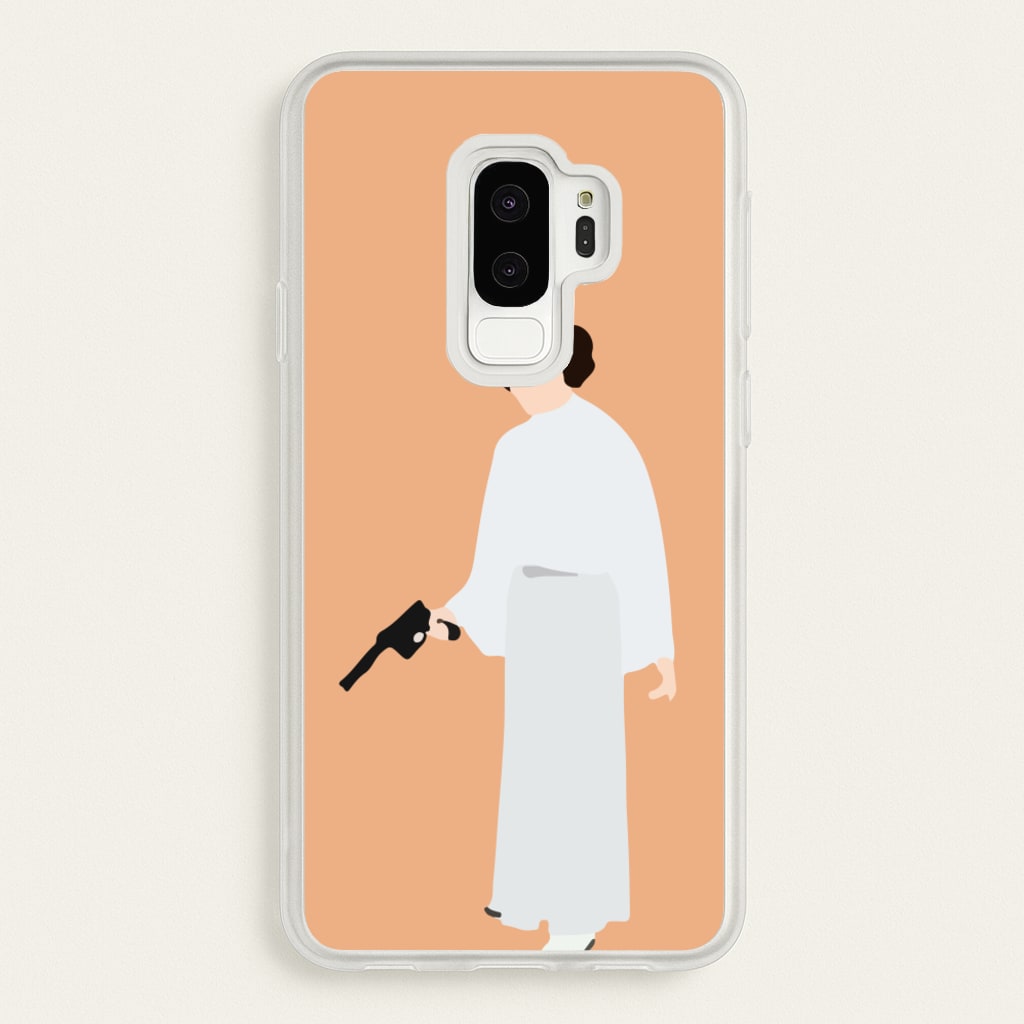Leia Faceless With Gun - Star Wars Phone Case for Galaxy S9 Plus