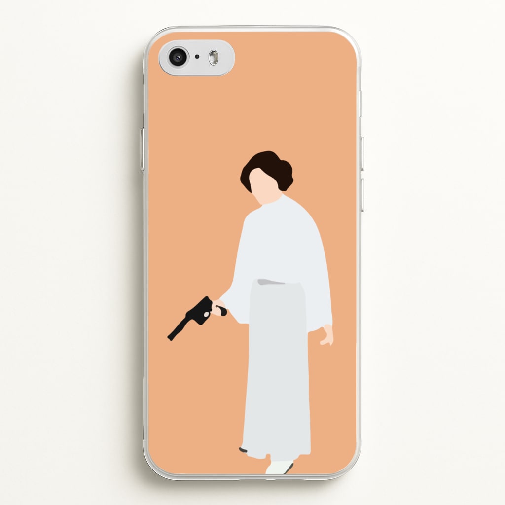 Leia Faceless With Gun - Star Wars Phone Case for iPhone 5 / 5s / SE 2016