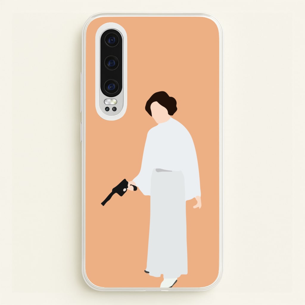 Leia Faceless With Gun - Star Wars Phone Case for Huawei P30