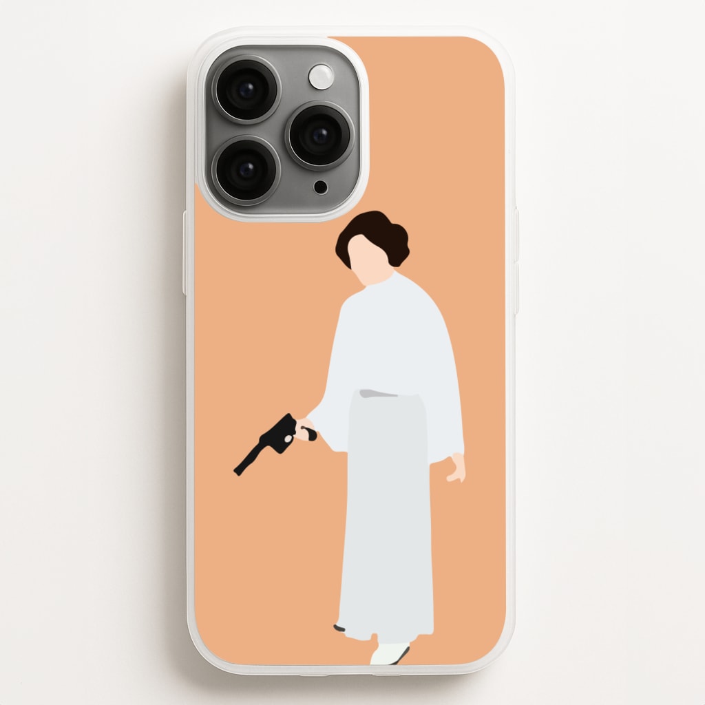 Leia Faceless With Gun - Star Wars Phone Case for iPhone 11 Pro Max