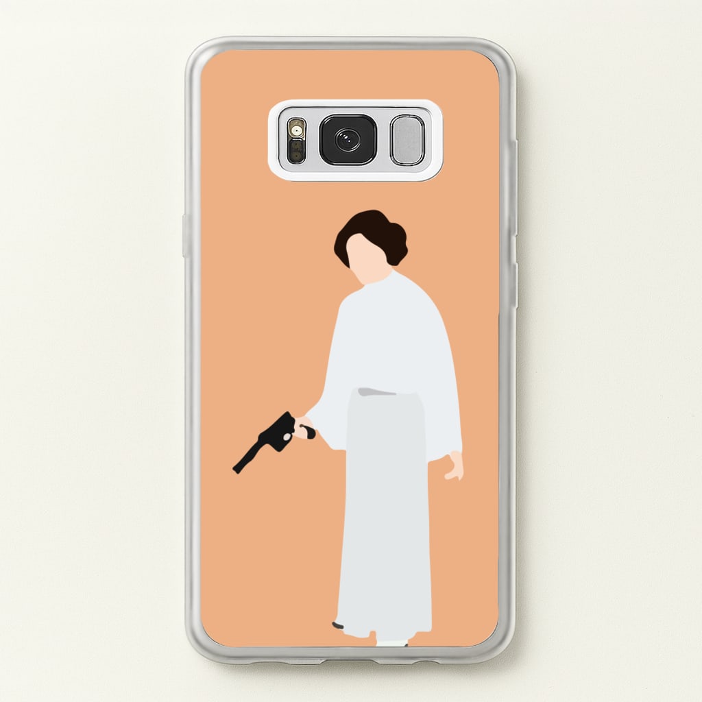 Leia Faceless With Gun - Star Wars Phone Case for Galaxy S8 Plus