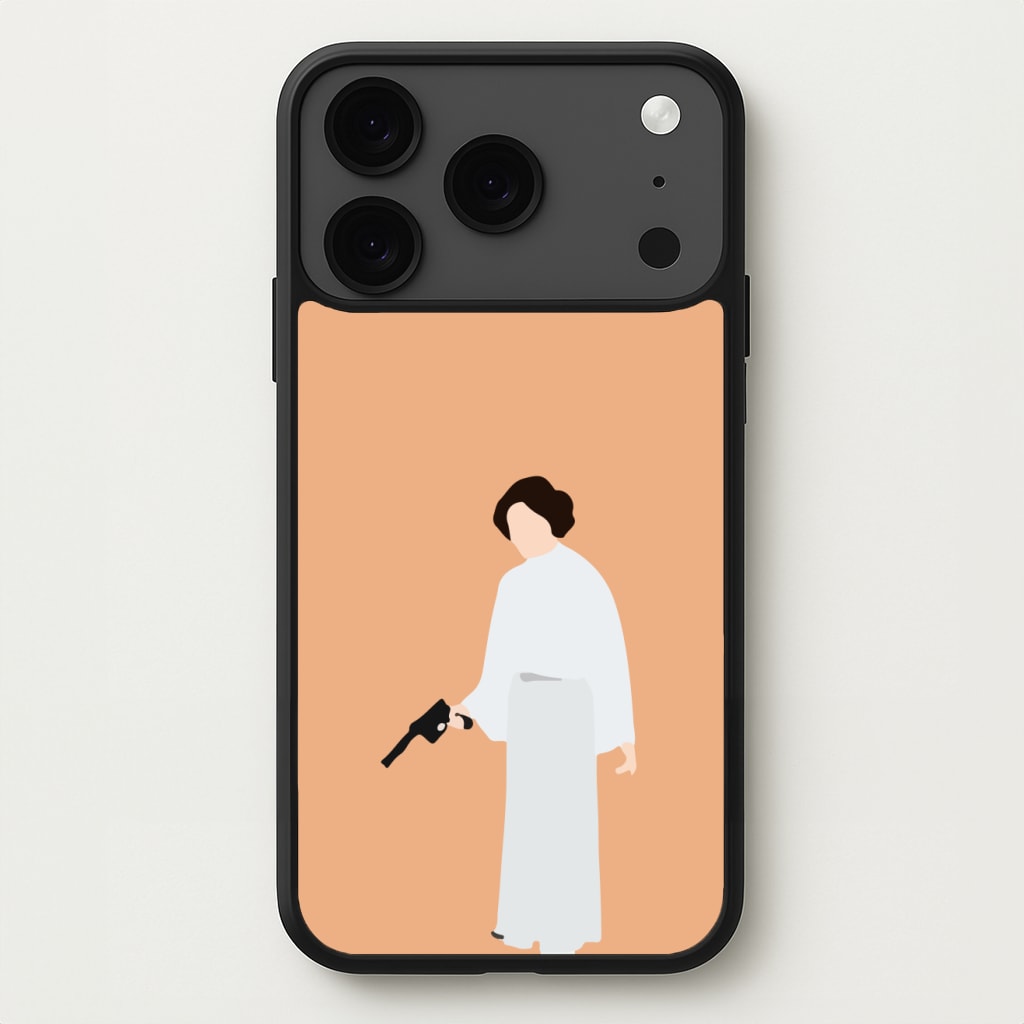 Leia Faceless With Gun Phone Case for iPhone 17 Pro Max