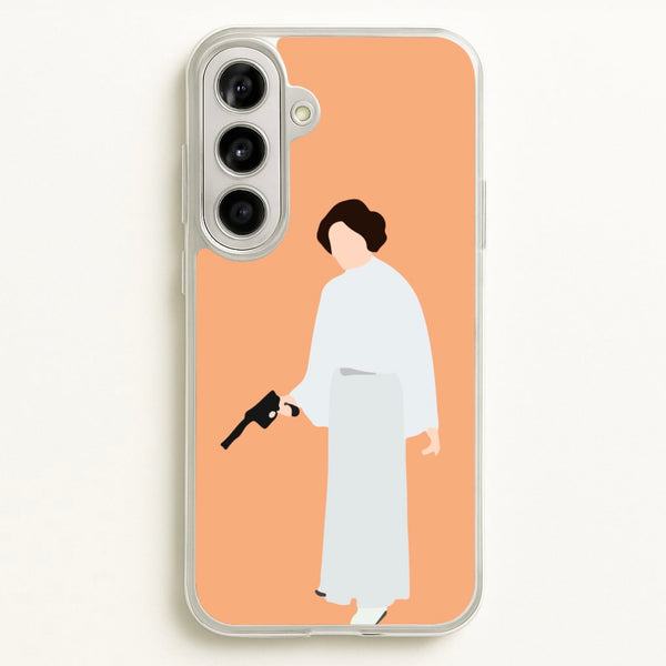 Leia Faceless With Gun - Star Wars Phone Case for Galaxy A56