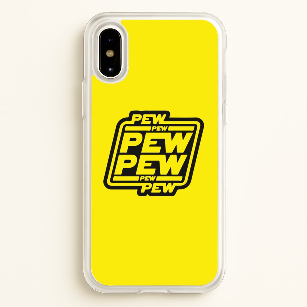 Pew Pew - Star Wars Phone Case for iPhone X / XS