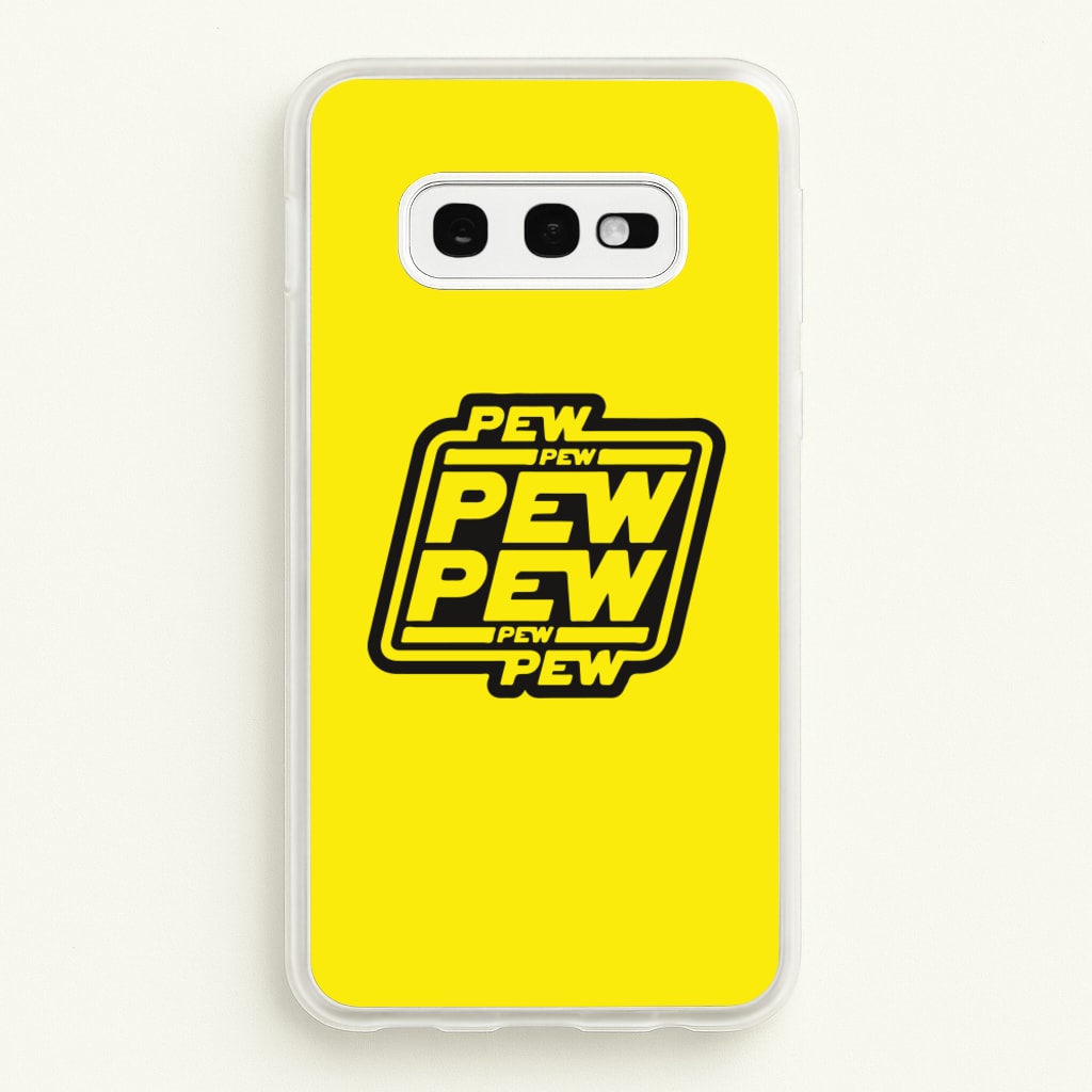 Pew Pew - Star Wars Phone Case for Galaxy S10e